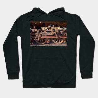 Rusty disused steam loco Hoodie